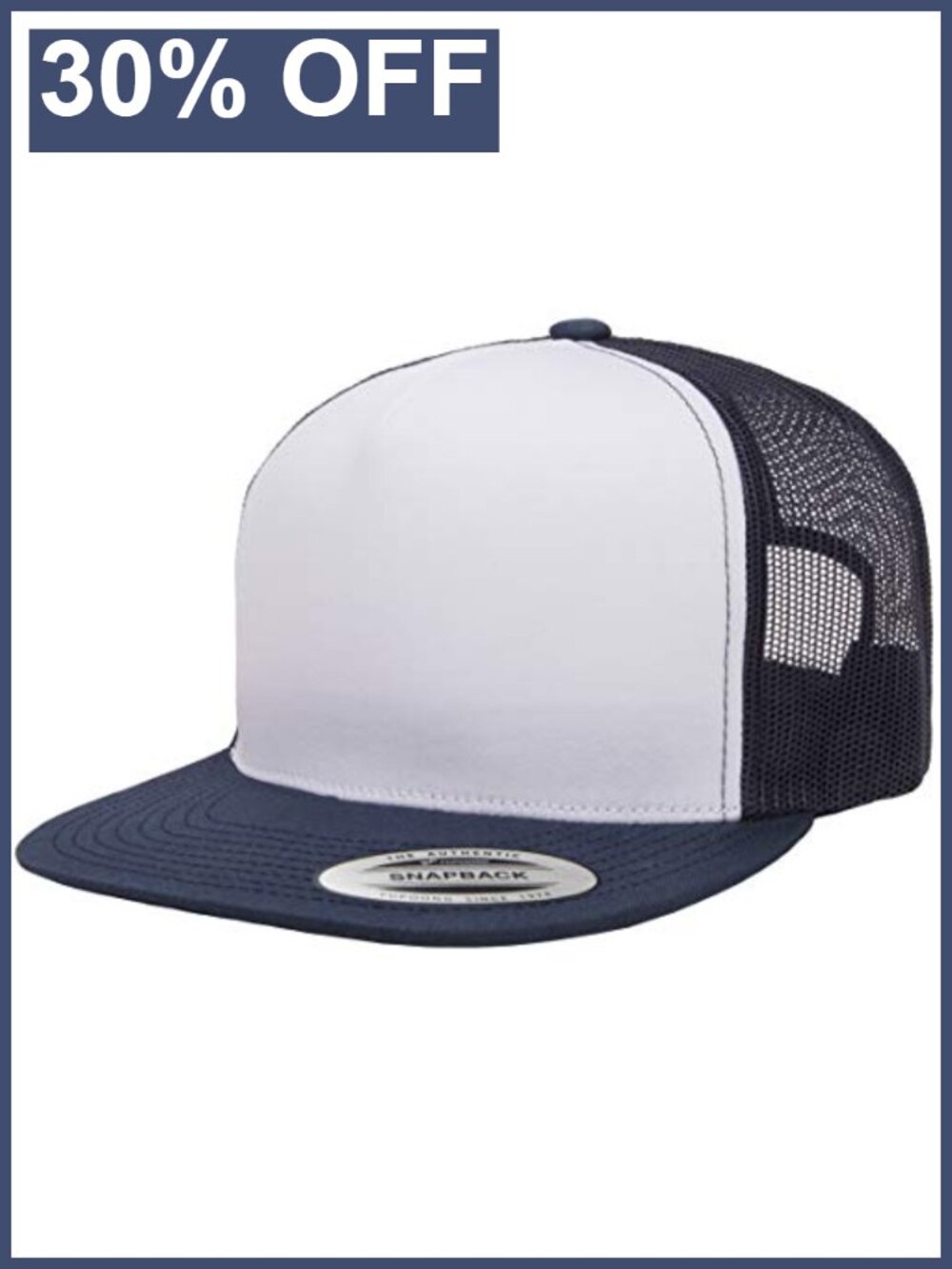 Classic Trucker Cap with Premium Mesh Panels Adjustable Snapback Baseball Hat